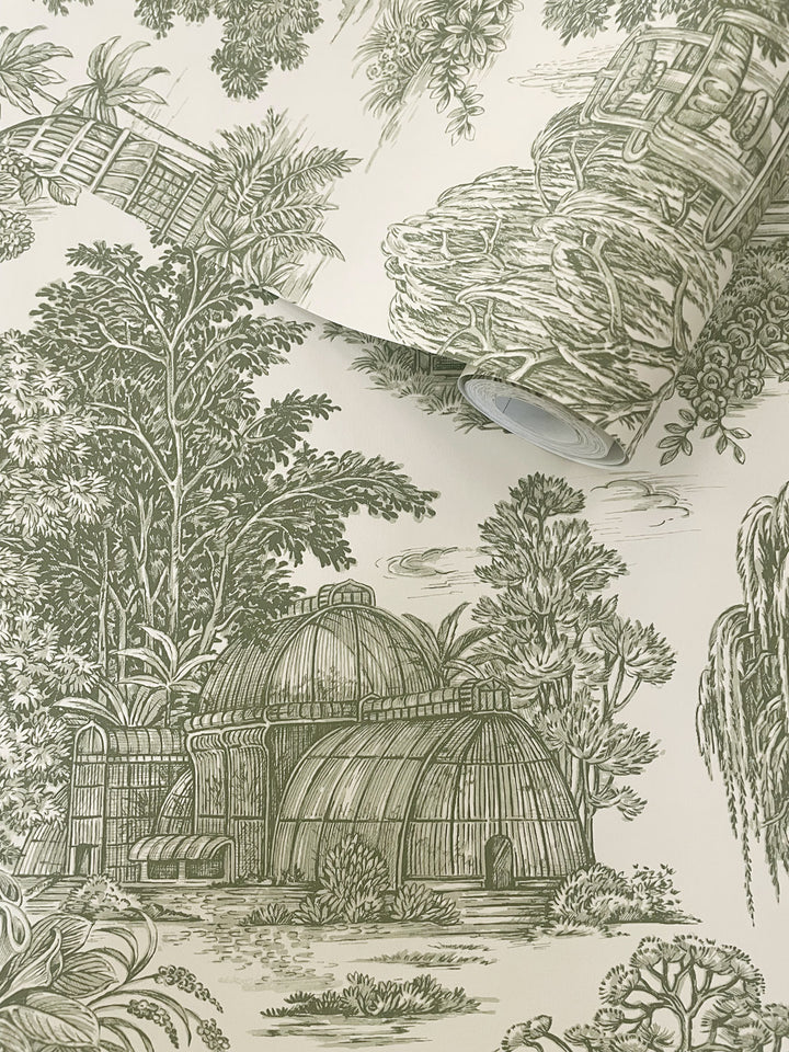 Dutch First Class Tales of the Manor behang Tales of the Manor Blenheim Green 91970