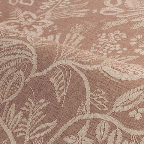 Casamance Broderies behang Pastel Tabac 76960610