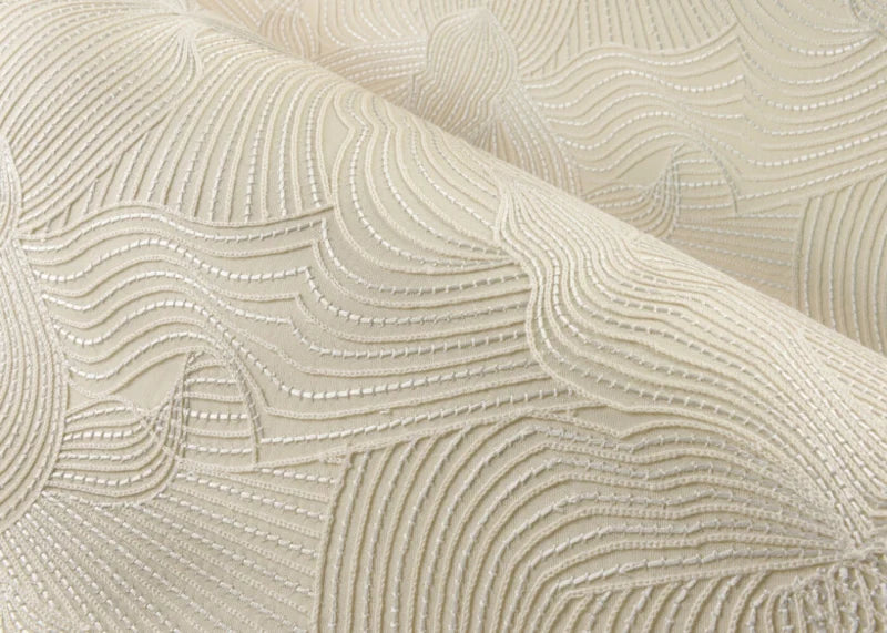 Arte Moooi Green House behang Techno Bee Embroidered Ivory MO5040