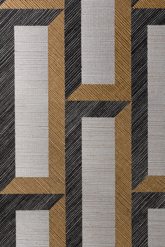 Arte Marqueterie behang Biseau Bronze Black 72723
