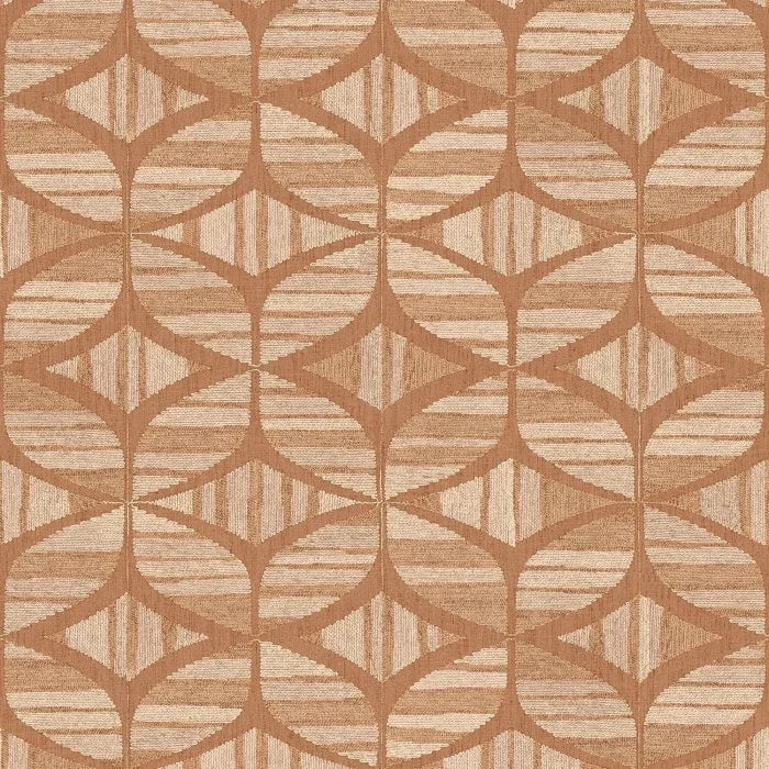 Casamance Broderies behang Filandra Terre de sienne 76982650
