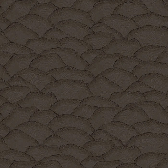 Casamance Broderies behang Ondula Ébène 76971732