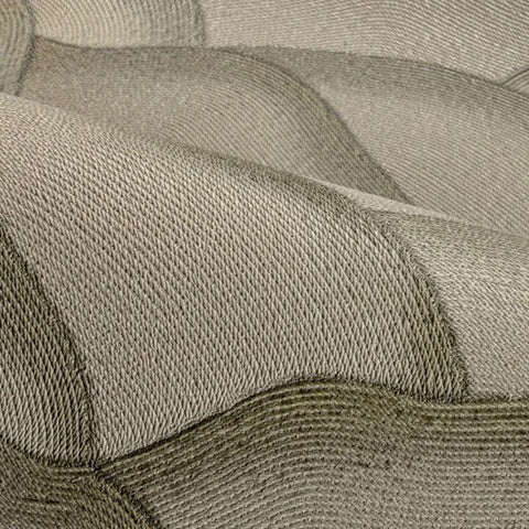 Casamance Broderies behang Ondula Kaki 76971630