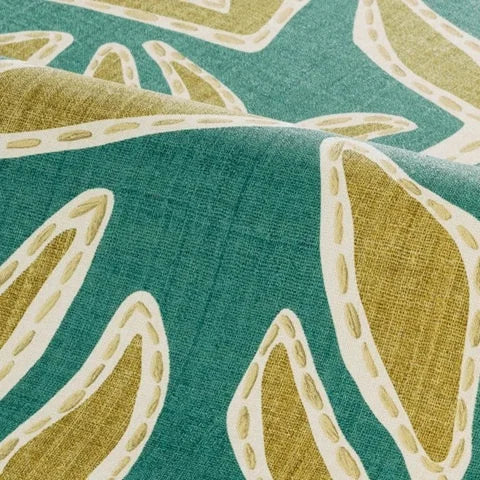 Casamance Lanzea behang Lanzea Emeraude/Olive 77640304