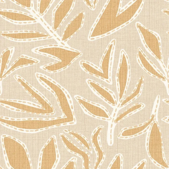 Casamance Lanzea behang Lanzea Sable/Vanille 77640100