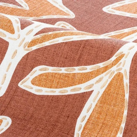 Casamance Lanzea behang Lanzea Terracotta/Safran77640406