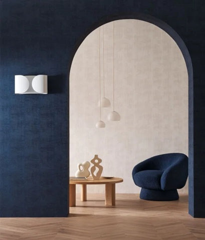 Casamance Le Velours 3 behang Johara Encre F 74396390