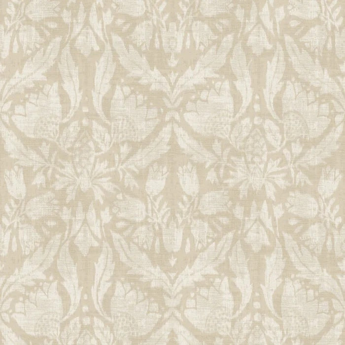 Casamance Le Velours 3 behang Neria Grège 77870100