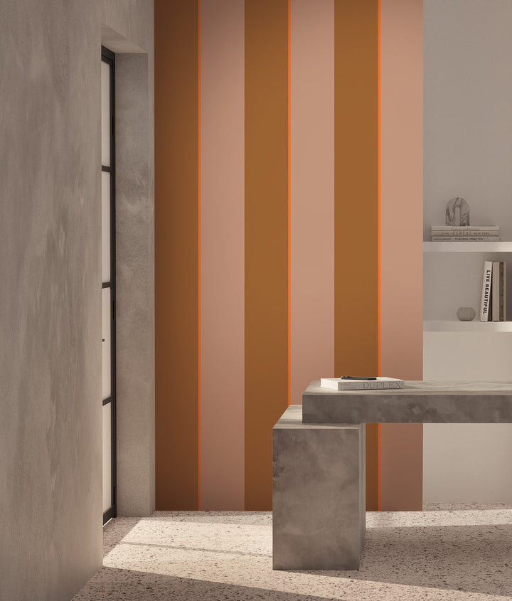 Bold Stripes Multicolor | Strepen behang door Frans Uyterlinde FU-001