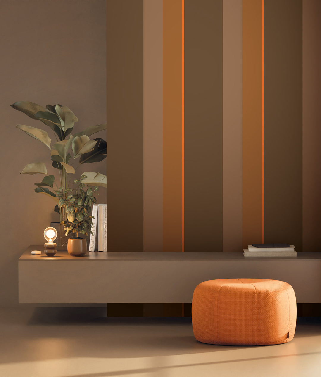 Bold Stripes Multicolor | Strepen behang door Frans Uyterlinde FU-004