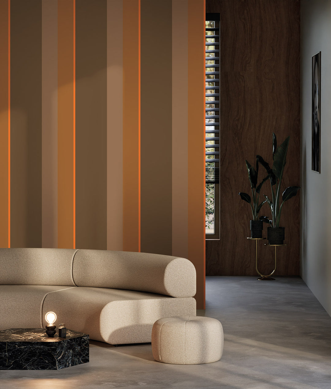 Bold Stripes Multicolor | Strepen behang door Frans Uyterlinde FU-004