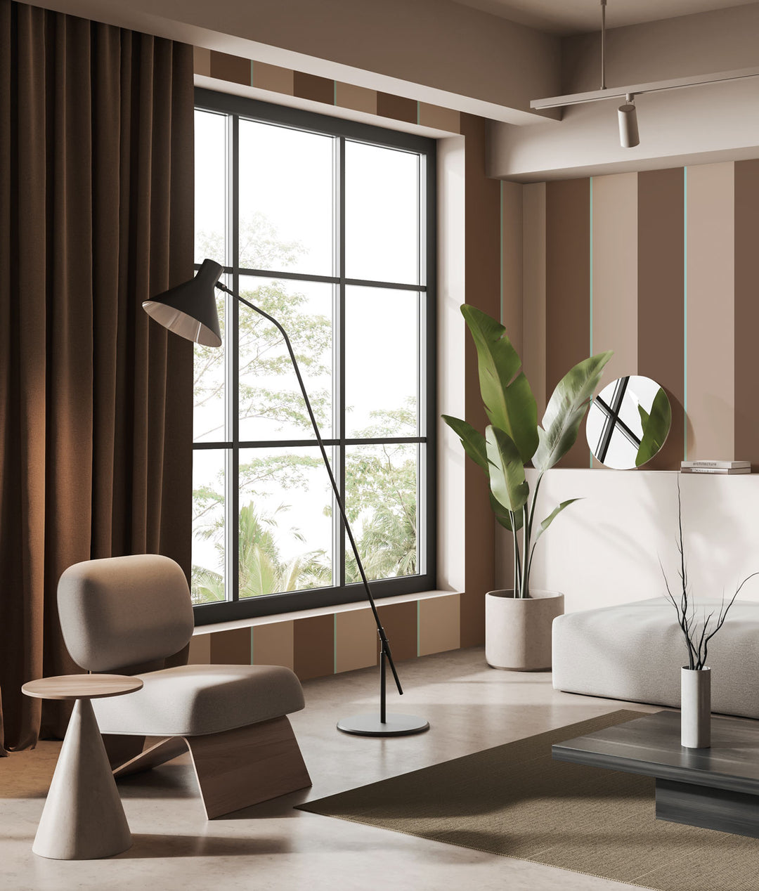 Gradient Stripes Multicolor | Strepen behang door Frans Uyterlinde FU-005