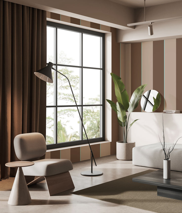 Gradient Stripes Multicolor | Strepen behang door Frans Uyterlinde FU-005