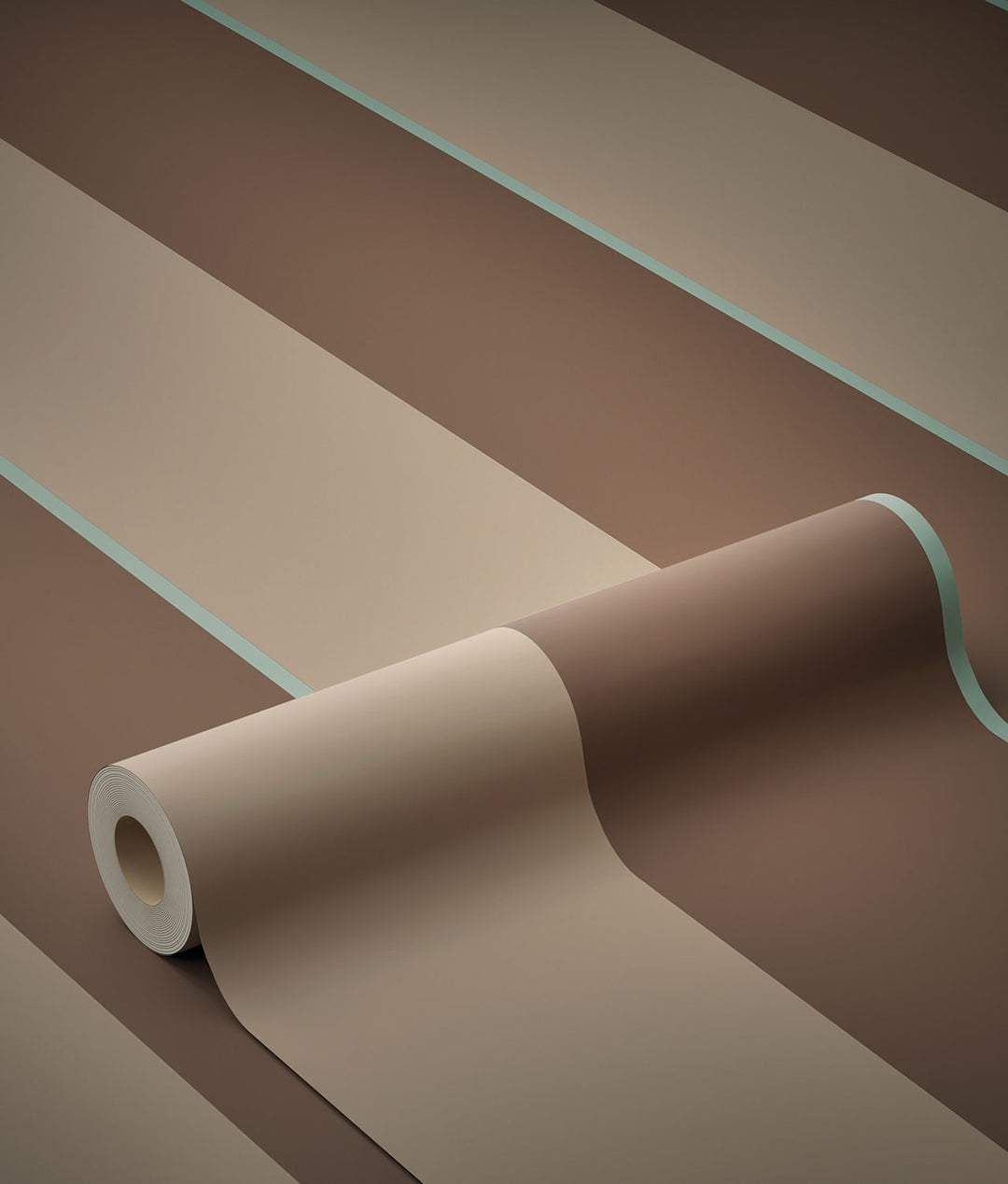 Gradient Stripes Multicolor | Strepen behang door Frans Uyterlinde FU-005