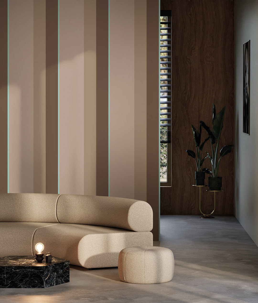 Bold Stripes Multicolor | Strepen behang door Frans Uyterlinde FU-006