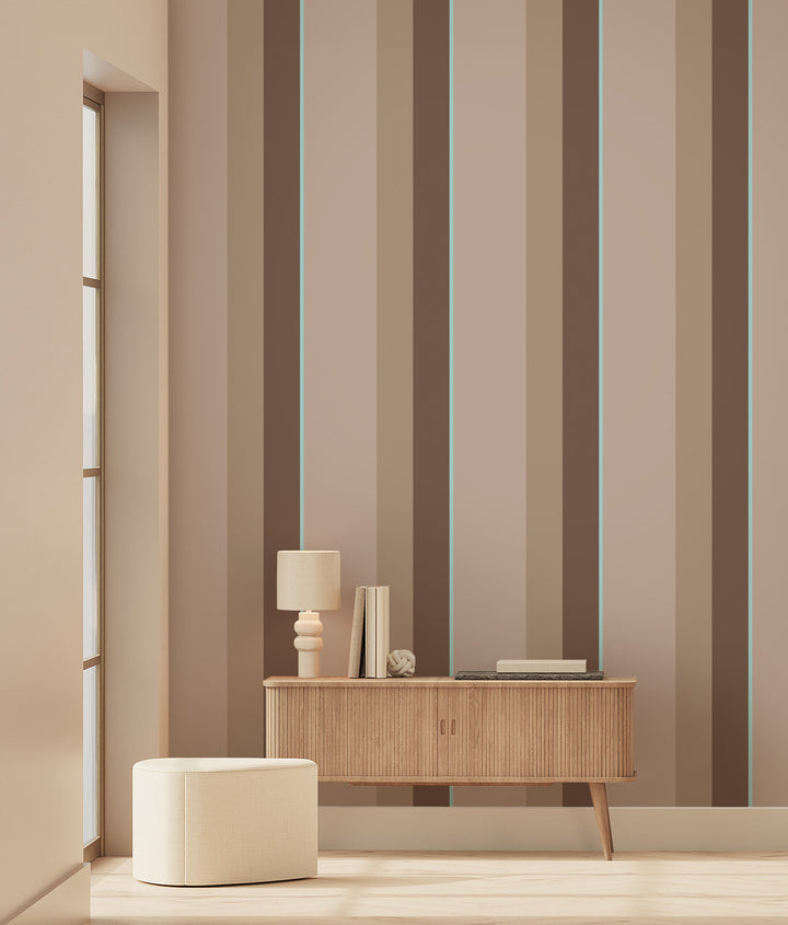 Bold Stripes Multicolor | Strepen behang door Frans Uyterlinde FU-006