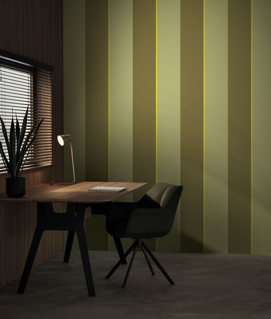 Bold Stripes Multicolor | Strepen behang door Frans Uyterlinde FU-007