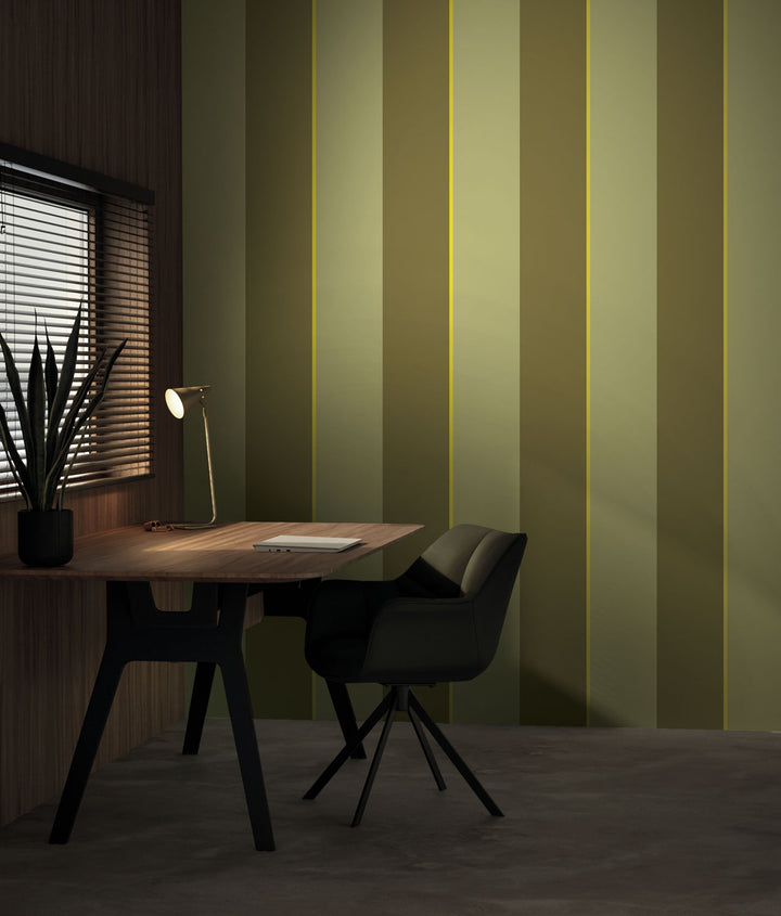 Bold Stripes Multicolor | Strepen behang door Frans Uyterlinde FU-007