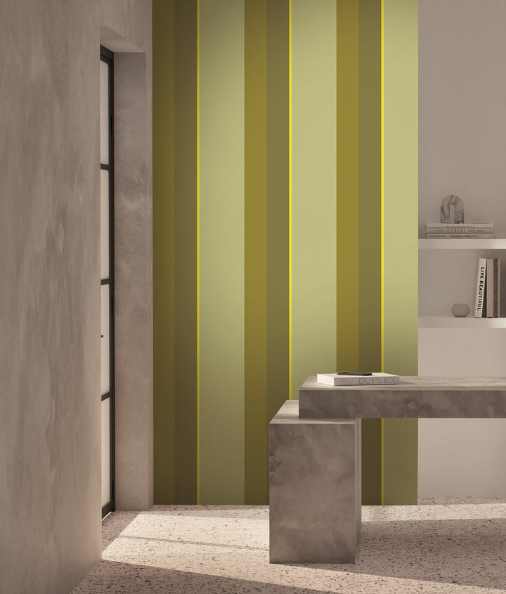 Bold Stripes Multicolor | Strepen behang door Frans Uyterlinde FU-008