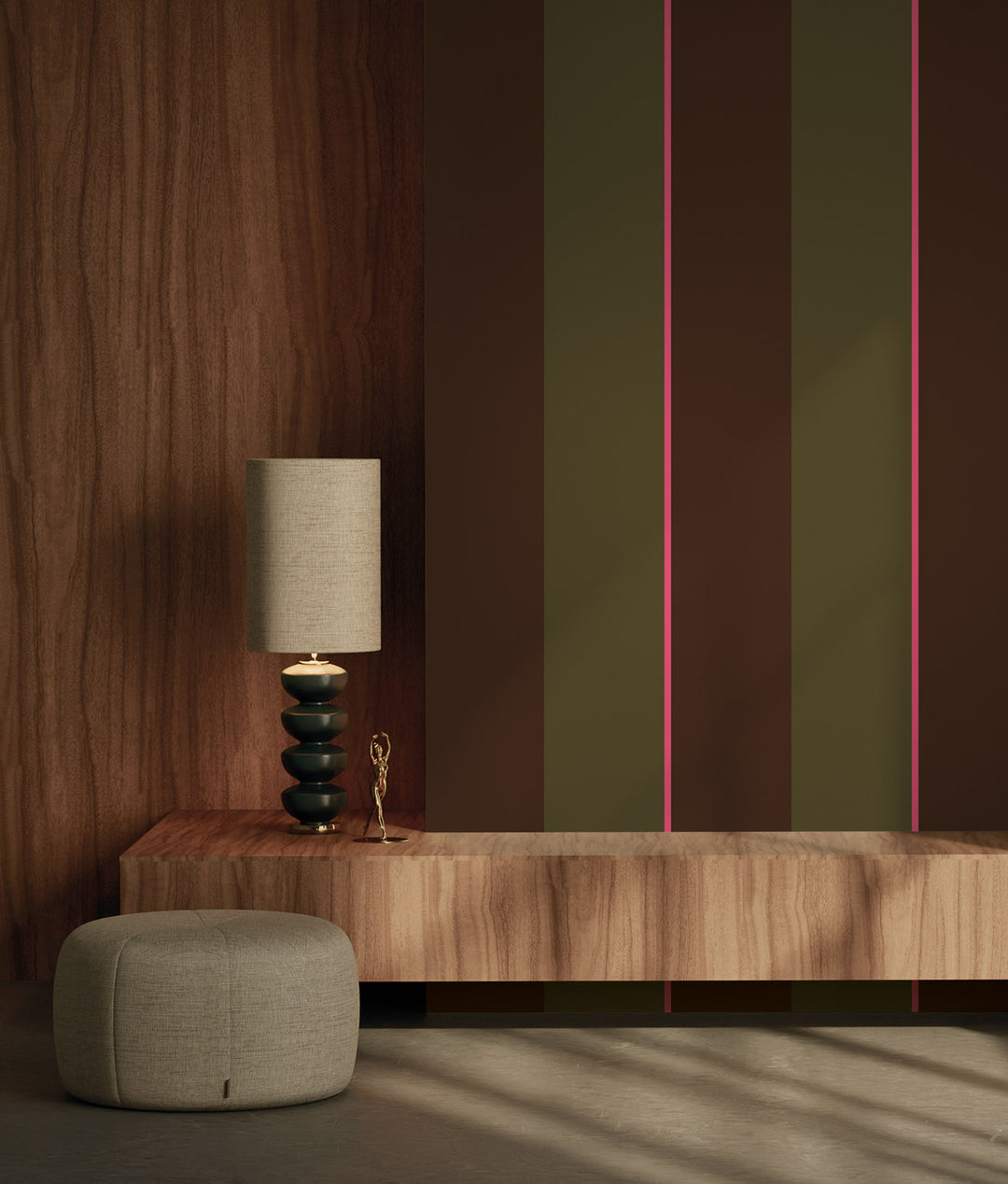 Bold Stripes Multicolor | Strepen behang door Frans Uyterlinde FU-009