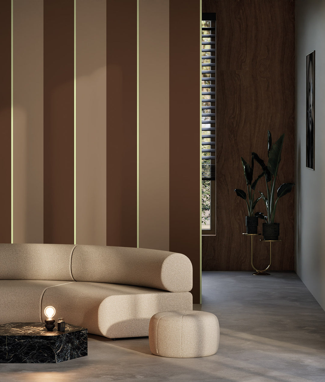 Bold Stripes Multicolor | Strepen behang door Frans Uyterlinde FU-013