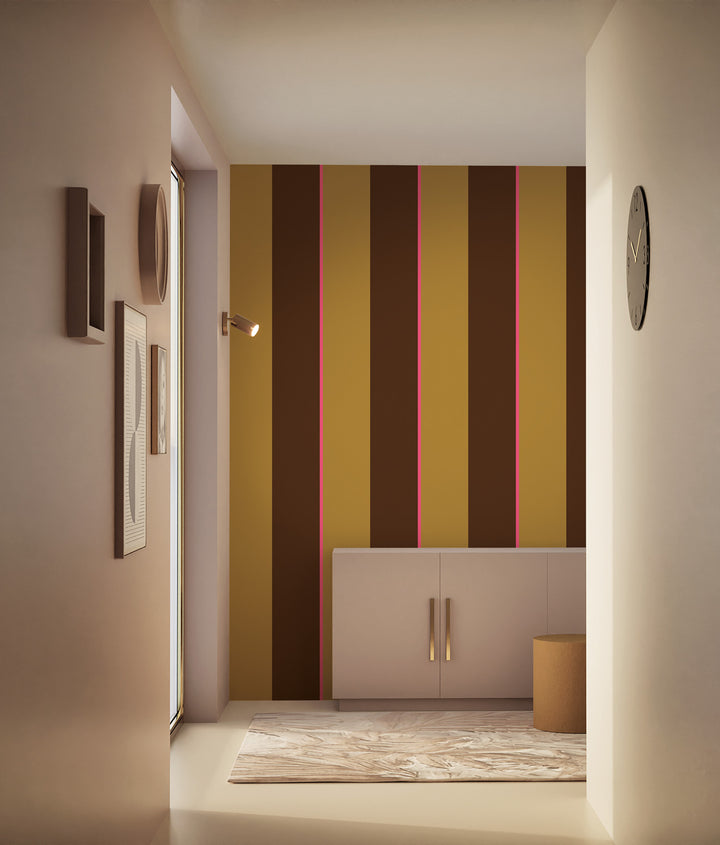 Bold Stripes Multicolor | Strepen behang door Frans Uyterlinde FU-015