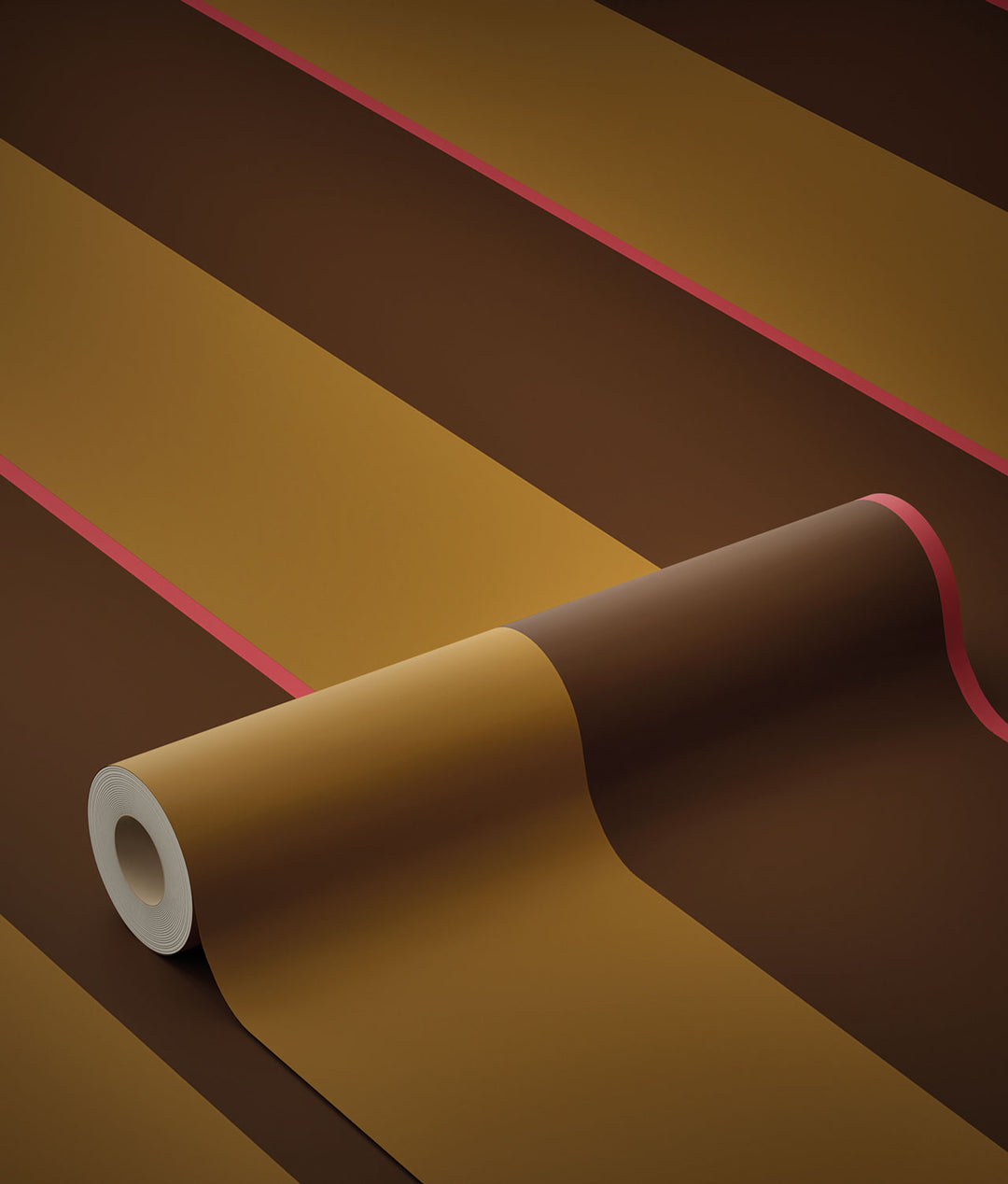 Bold Stripes Multicolor | Strepen behang door Frans Uyterlinde FU-015
