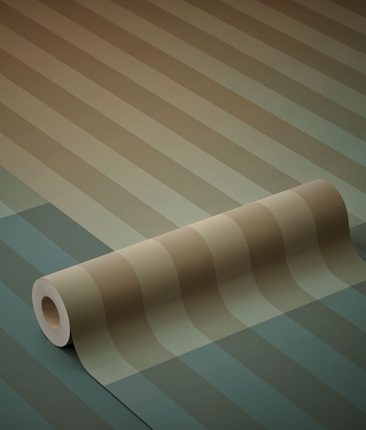 Gradient Stripes Multicolor | Strepen behang door Frans Uyterlinde FU-017