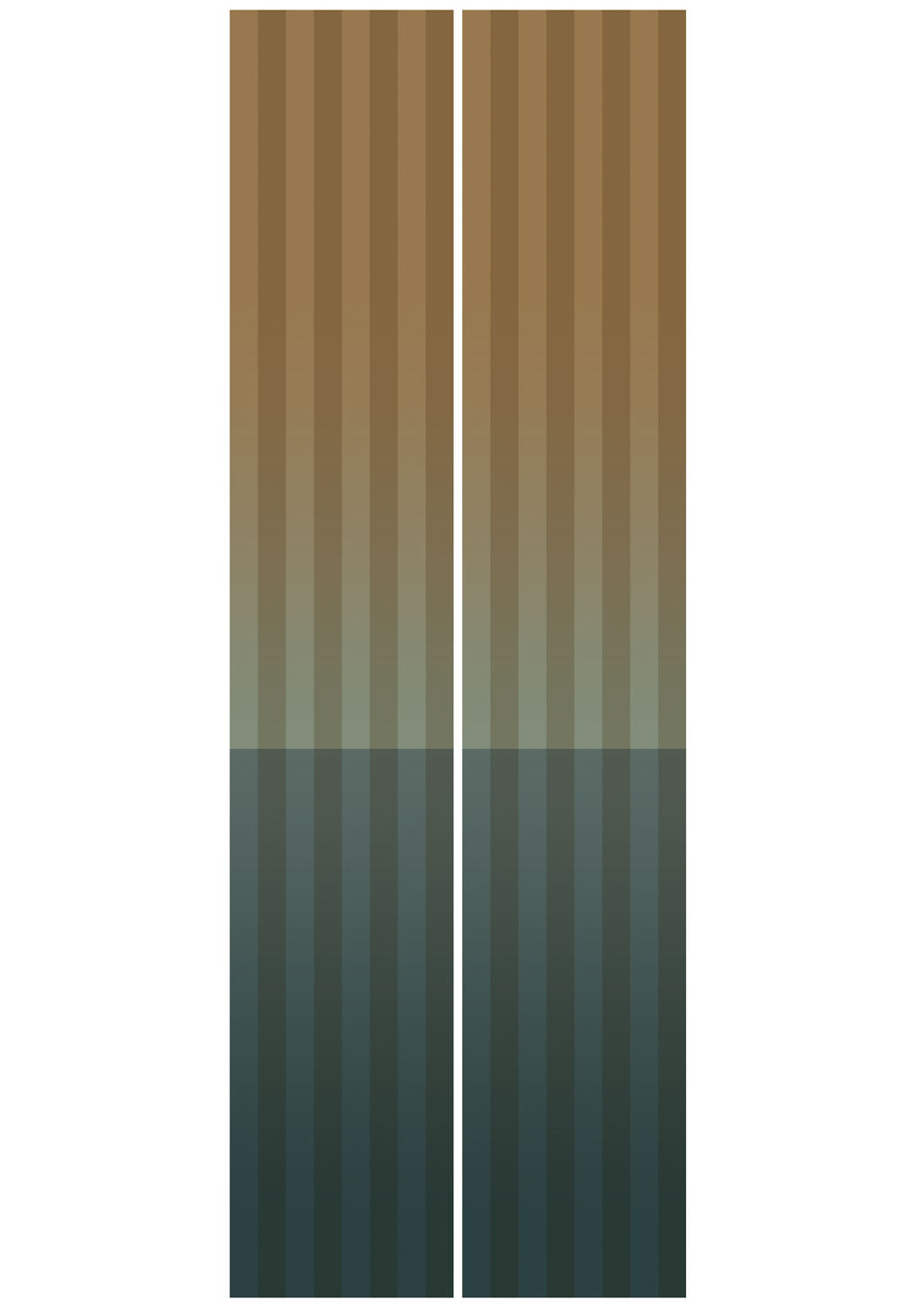 Gradient Stripes Multicolor | Strepen behang door Frans Uyterlinde FU-017
