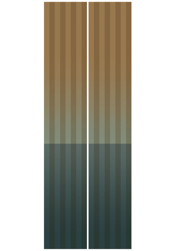 Gradient Stripes Multicolor | Strepen behang door Frans Uyterlinde FU-017