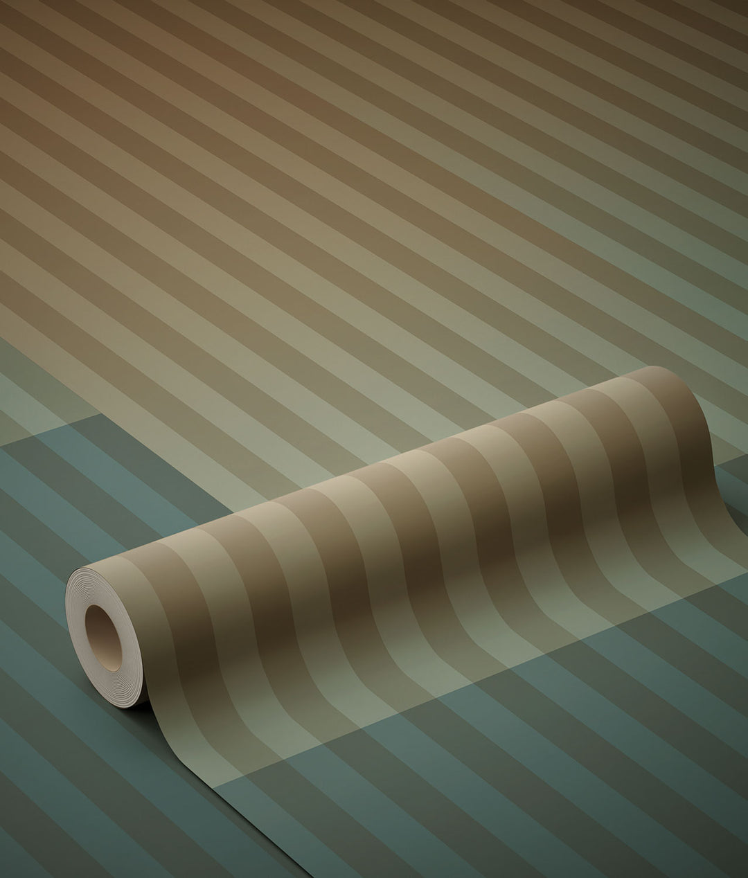 Gradient Stripes Multicolor | Strepen behang door Frans Uyterlinde FU-018