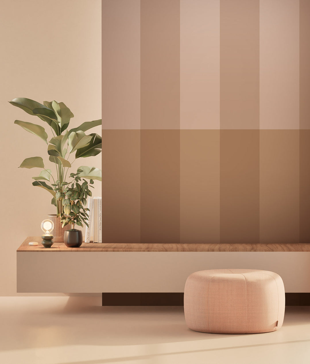 Gradient Stripes Multicolor | Strepen behang door Frans Uyterlinde FU-019