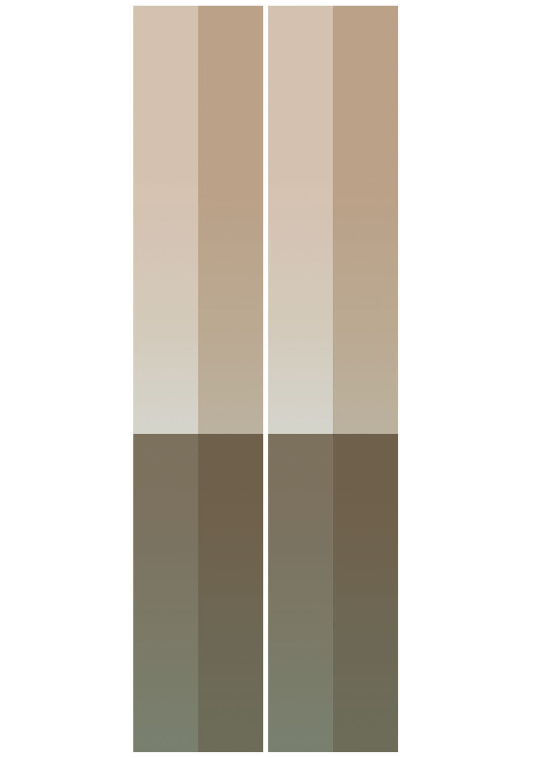 Gradient Stripes Multicolor | Strepen behang door Frans Uyterlinde FU-021