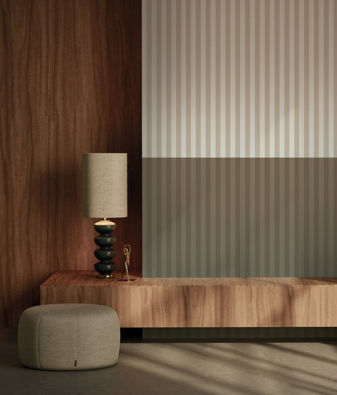 Gradient Stripes Multicolor | Strepen behang door Frans Uyterlinde FU-023