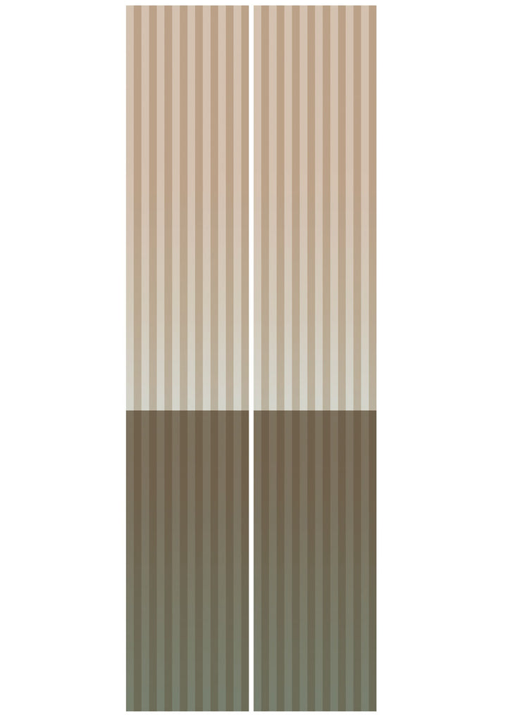 Gradient Stripes Multicolor | Strepen behang door Frans Uyterlinde FU-023