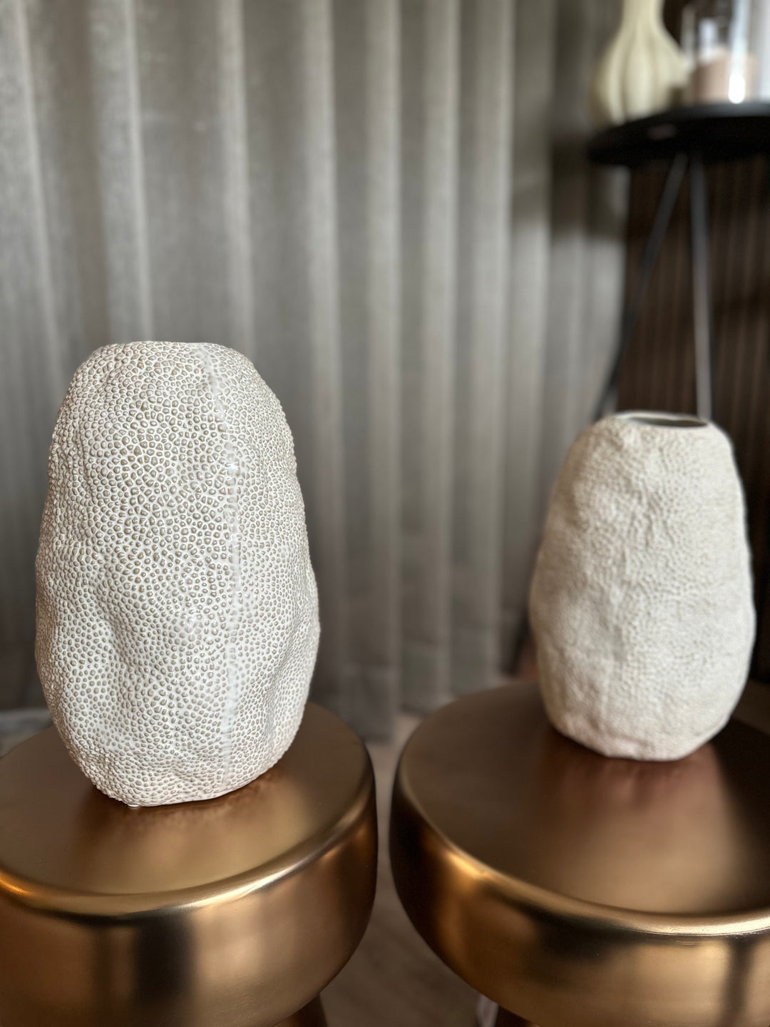 Vaas Odyssee keramiek creme Ø19,5x31,5 Light & Living