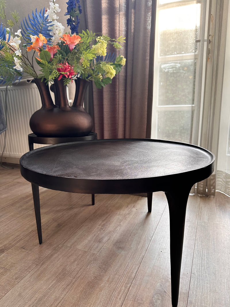 Salontafel TOBIAS donker bruin SET L