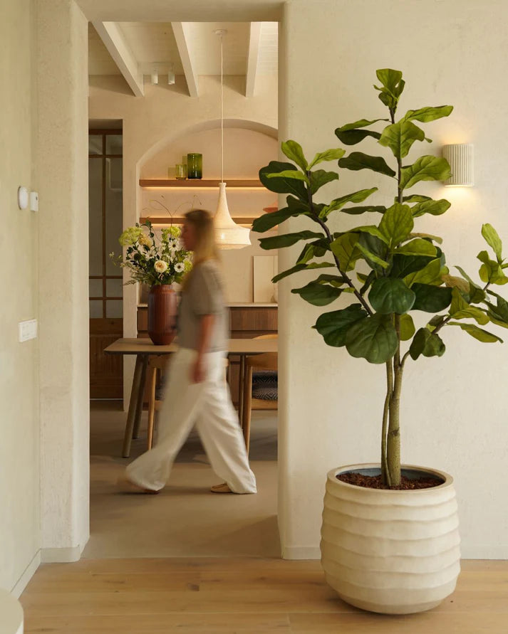 Kunstplant Ficus Lyrata Kunstboom – 180 cm | Silk House