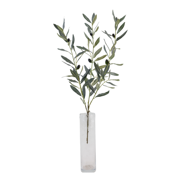 Zijde bloem Olijftak 70cm (set van 3)