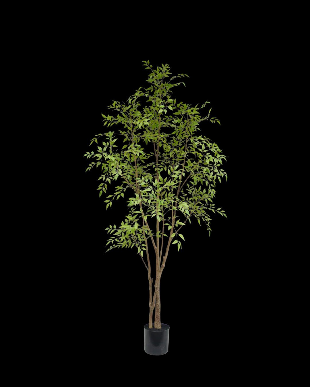Kunstplant bamboo Nandina boom 210cm