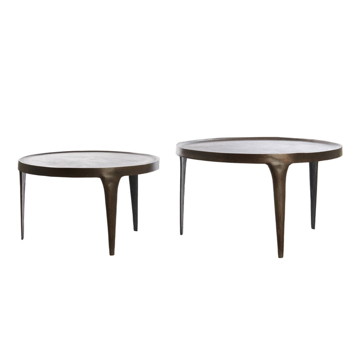 Salontafel TOBIAS donker bruin SET L