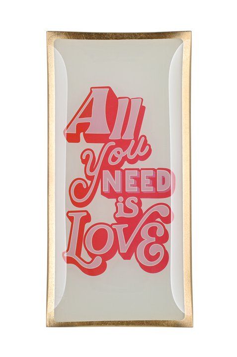 Love Plate L , All you need is love,  Gift Company