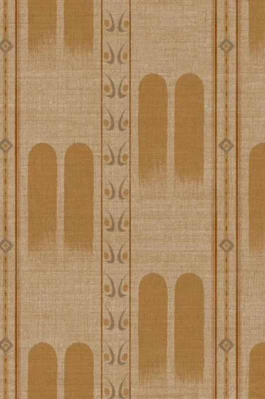 Arte Indienne behang Poona Cinnamon 18300