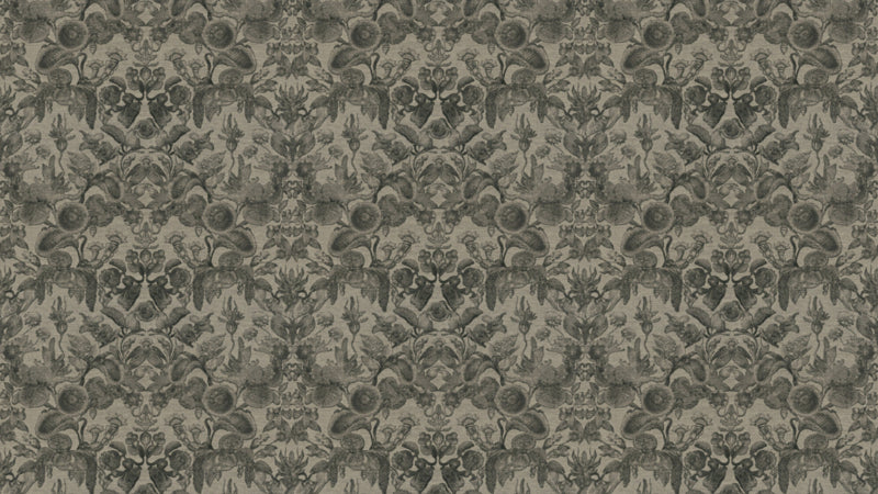 Arte Moooi Green House behang Coccinella Bella Jacquard Black & Ivory MO5002