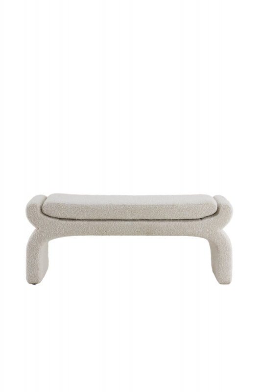 Light & Living bankje boucle Nafya taupe