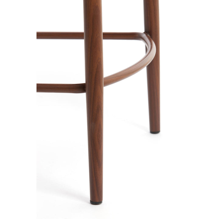 Barkruk 57x55x94 cm ALUKO zwart-licht bruin+bruin