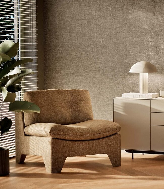 Kek Amsterdam Behang linnen look Natural Chique, New Jersey SW-014