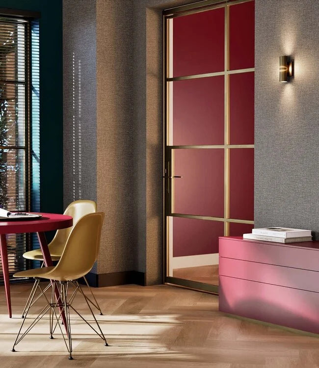 Kek Amsterdam Behang linnen look Natural Chique, Portland SW-006