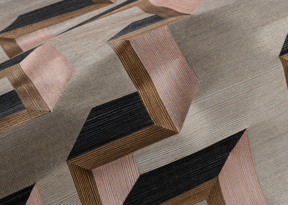 Arte Marqueterie behang Detour Copper Pink 72702