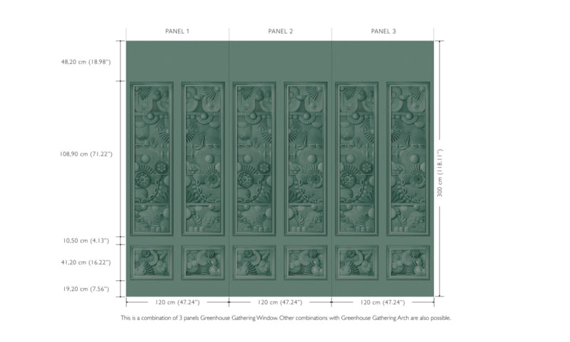 Arte Moooi Greenhouse Gathering Window Forest Green MO5052